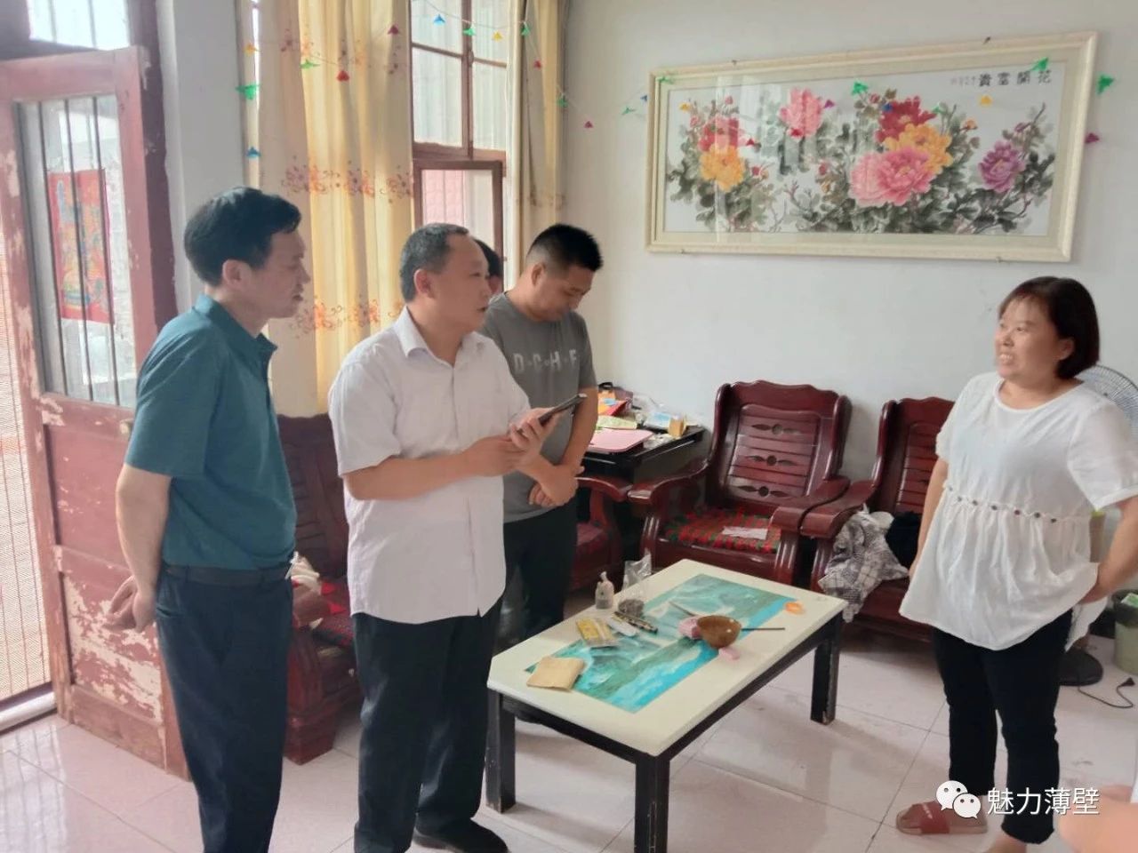 新乡市纪委副书记,市监委副主任贾照兵一行莅临薄壁镇