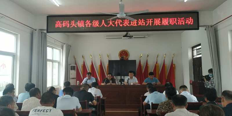 濮阳市范县高码头镇开展各级人大代表进站履职活动