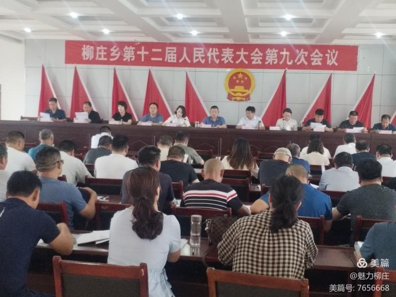 柳庄乡召开第十二届人民代表大会第九次会议-卫辉市柳庄乡人大代表