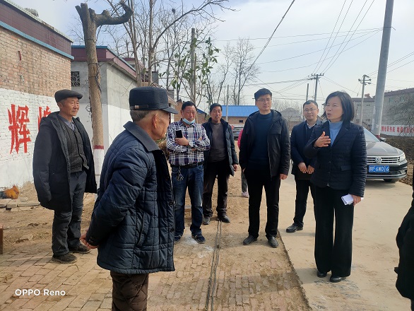郸城县石槽镇县人大代表史艳华深入走访和选民面对面沟通交流