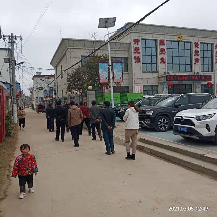 郸城县石槽镇人大代表联络站组织各级人大代表参观学习沈丘县白集镇人