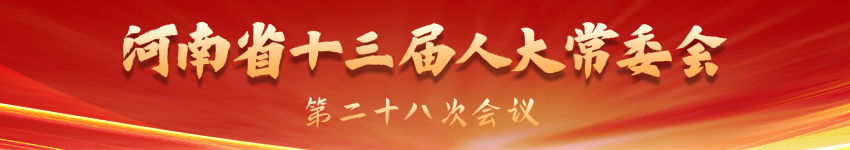 河南省十三届人大常委会第二十八次会议