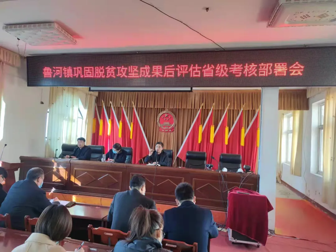县人大常委会党组副书记张宏江到鲁河镇指导巩固脱贫攻坚成果后评估工作